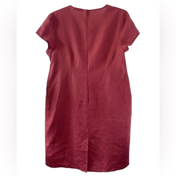 MASAI Nabla Linen Sheath Dress Boysenberry - Picture 3 of 10